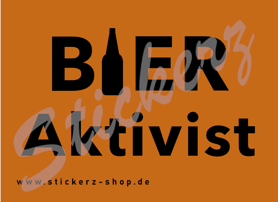 Sticker ''Bieraktivist