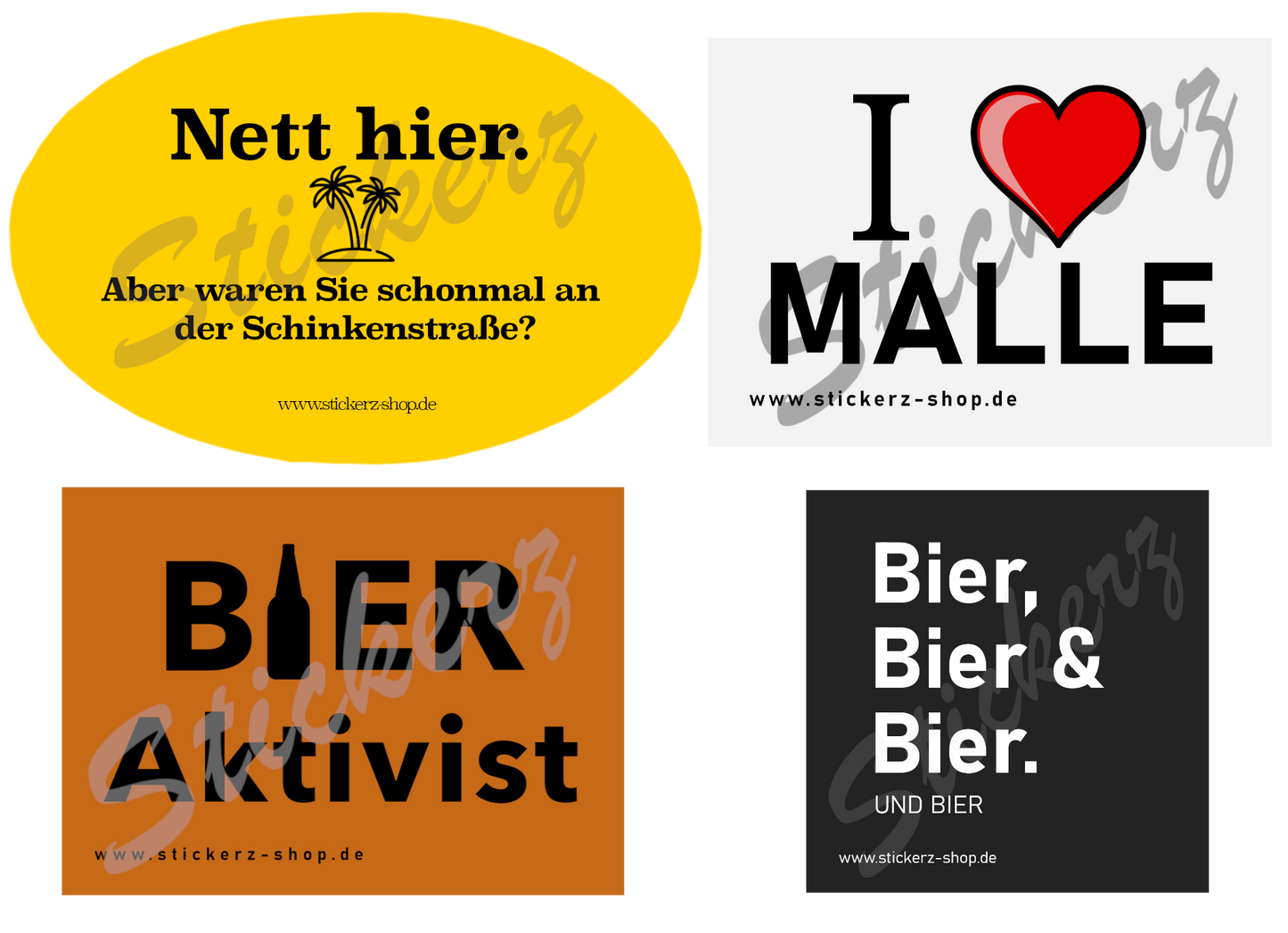 Malle Sticker Set ''Malle''